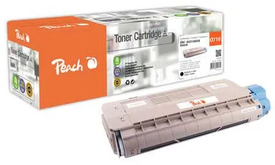 Produktbild von Peach Toner OKI C710/711 black 44318608 remanufactured