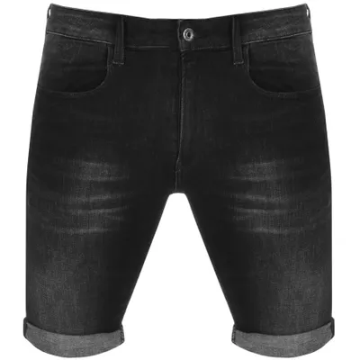 Produktbild von G-Star 3301 Slim 1/2 Herren Short, Farbe:Schwarz, Größe:36