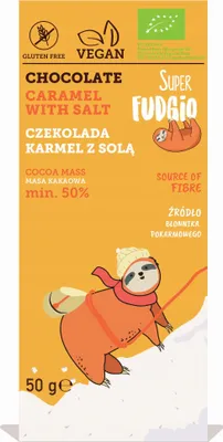 Obrázok produktu pre Čokoládový karamel so soľou50 g Super Fudgio