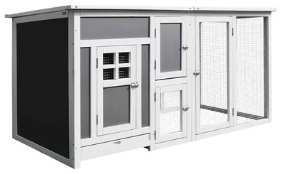 Obrázek produktu pro Ostatní PawHut Kurník Vhodný pro 2-4 kuřata s hnízdem na snášení vajec Smrk D51-104