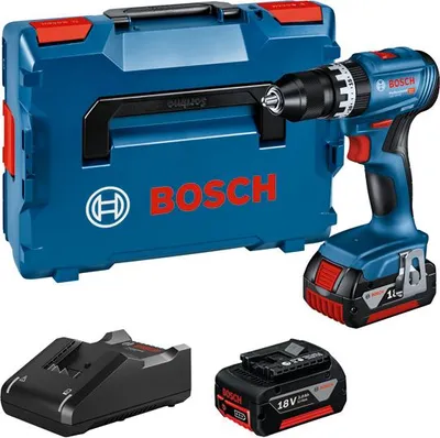 Produktbild von Akku-Schlagbohrschauber GSB 18V-45, 2 x Akku GBA 18V 3.0Ah in L-BOXX