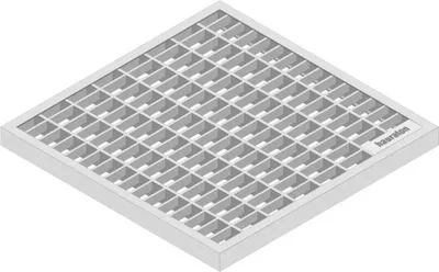 Produktbild von Hauraton Recyfix Point Gitterrost MW 30/10 verzinkt 280 mm x 280 mm