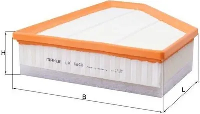 Obrázek produktu pro Vzduchový filtr KNECHT LX 1640