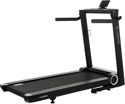 Obrázek produktu pro HAMMER Q. VADIS 7.0, 150 kg, 22 km/h, Kalorie, Vzdálenost, Frekvence tepu, Incline, Rychlost, Čas, 2 uživatel/ů, Černá, 0 - 12%