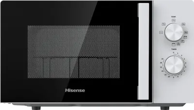 Produktbild von Hisense H20MOWP1HG Kombi-Mikrowelle mit flacher Oberfläche, 20 l, 700 W, weiß