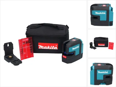 Image de Makita SK 105 DZ Laser ligne croisée sans fil 12 V max. 25 m rouge Solo - sans batterie, sans chargeur