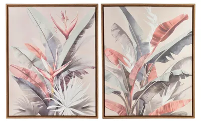Zdjęcie produktu dla Inga Komplet 2 Obrazów 40X50Cm Różowe Sterlicja