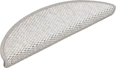 Obrázok produktu pre vidaXL Samolepiace rohože na schody sisalový vzhľad 15 ks 56x17x3 Platina