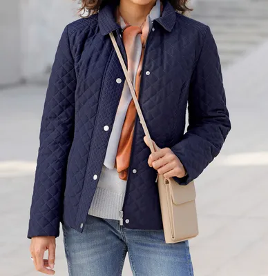 Produktbild von 529267 Collection L by Witt Weiden Damen Steppjacke Jacke blau marine NEU Größe 40 in