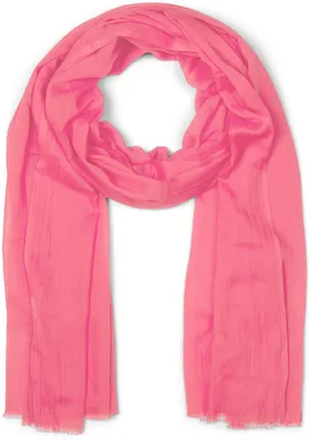 Produktbild von styleBREAKER Damen Schal Leicht & Transparent mit kurzen Fransen | Einfarbiges Halstuch für Frühling und Sommer | Weiches großes Schultertuch 188 x 100 cm
