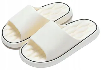 Produktbild von Badeslipper - Badesandalen - Leichte Schaumstoff- Badeschuhe - Für den Strand - Für das Schwimmbad - Weiß - 38/39