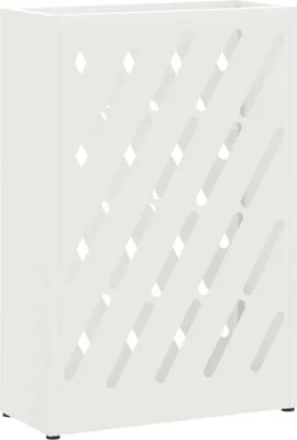 Immagine prodotto di vidaXL Supporto per ombrellone Bianco 28 x 12 x 41 cm Acciaio