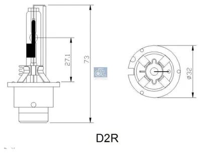 Produktbild von DIESEL TECHNIC Hauptscheinwerfer Glühlampe 3.32942