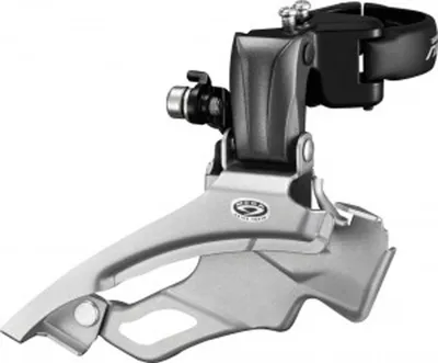 Image de SHIMANO FD-M371 dérailleur Altus, Down-Swing, Dual Pull, 66-69°, 34,9/31,8/28,6 mm, noir/argenté