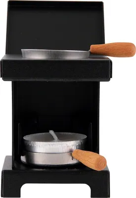 Produktbild von Hockerkocher "Unner Klaaner" schwarz (9cm) von Huss Räucherkerzen