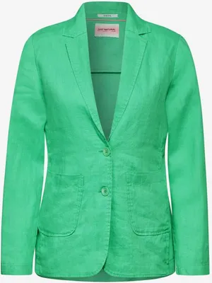 Produktbild von Cecil Damen Leinen Blazer juicy apple green
