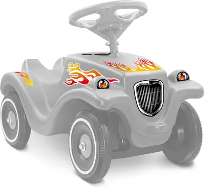 Produktbild von Design Sticker Set kompatibel mit BIG Bobby Car Classic – Selbstklebende Aufkleber für Spielauto, Kratzfest, Wasserfest, Matt R194-10