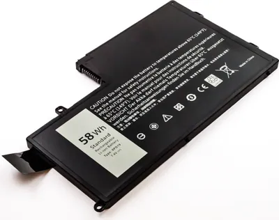Produktbild von Akku für Dell 86JK8 Li-Pol 7,4 Volt 7500 mAh schwarz.