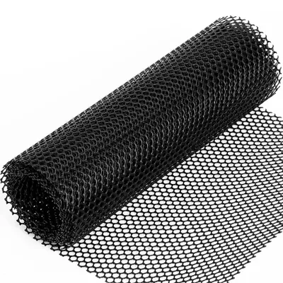 Kunststoff-Geflügelnetz 0,3x3 m schwarz mit 25 Riemen