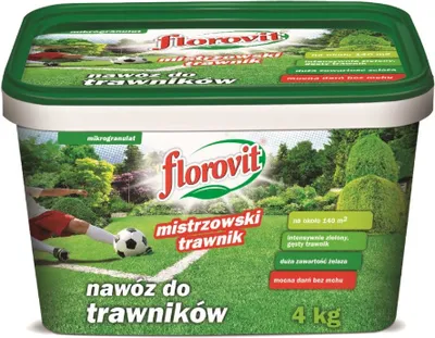 Produktbild von Florovit nawóz do trawników z mchem (mistrzowski trawnik) wiadro 4kg