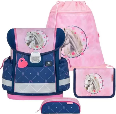Produktbild von Belmil Schulranzen Set Mädchen Pferd "Amazing Horses" 1.Klasse Einschulung Grundschule CLASSY 2025