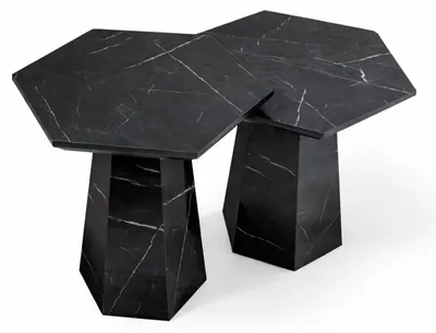 Produktbild von Elegantes Set aus 2 Beistelltischen im zeitgemäßen Design
