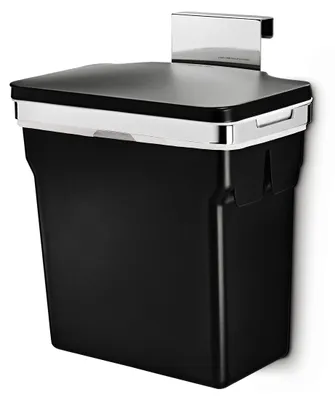 Immagine prodotto di simplehuman CW1643, cestino da armadio da 10 litri, contenitore per rifiuti da appendere con coperchio