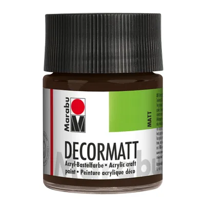 Immagine prodotto di Marabu 1401 05 045 Decormatt acrilico marrone scuro 50 ml