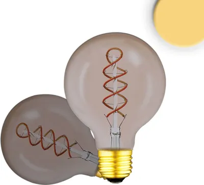 Produktbild von ISOLED E27 Vintage Line LED Roundbulb 95, smoky, 4W 2200K