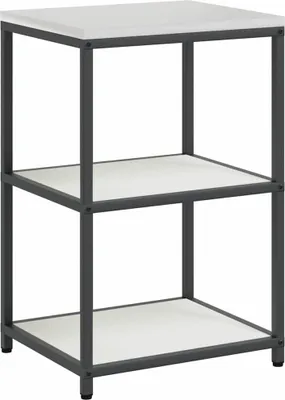 Image de vidaXL Rangement de cuisine HATTEM Blanc 60 x 50 x 92 cm Acier