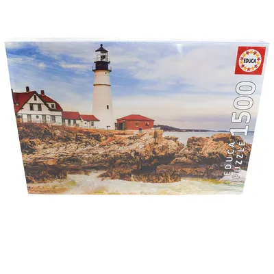 Produktbild von Educa - Leuchtturm 1500 Teile Puzzle