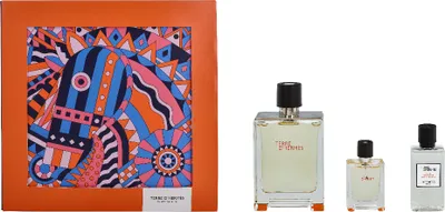Produktbild von Edt Spray 100ml/Edt Spray 12,5ml/After Shave Lotion 40ml Hermes Terre D'Hermes Giftset