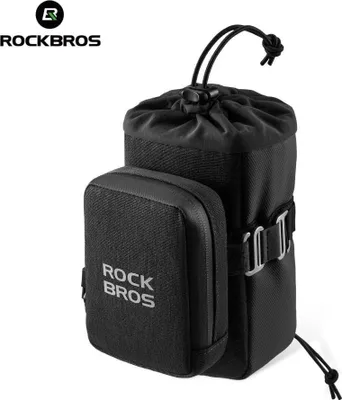 Zdjęcie produktu dla Sakwa, torba rowerowa 2 w 1 z regulowanym elastycznym paskiem ROCKBROS 30130090 czarny