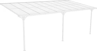 Zdjęcie produktu dla Aluminiowa osłona tarasowa Westmann Bruce 617 White 300x617x270 cm