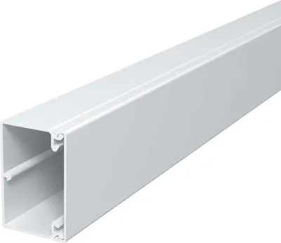 Immagine prodotto di 2 Metri Tubo parete/soffitto 40x60x2000mm ř - Grondaia 40x60mm RAL9010 WDKH-40060RW