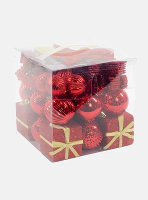 Produktbild von Dmora Weihnachtsdekoration Oleggio Rot