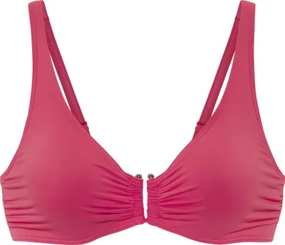 Produktbild von LASCANA Bügel-Bikini-Top Italy koralle Größe 44 Cup F