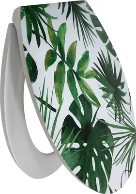 Produktbild von Primaster WC-Sitz mit Absenkautomatik Palme weiß
