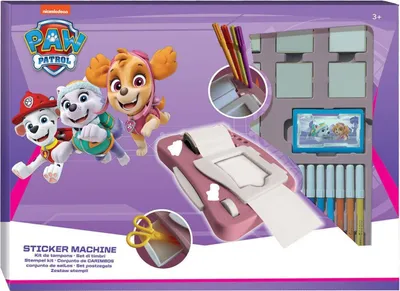 Produktbild von Multiprint Paw Patrol Girl, Stempel-Set für Kinder, 3 Jahr(e), Nicht toxisch, Mehrfarbig
