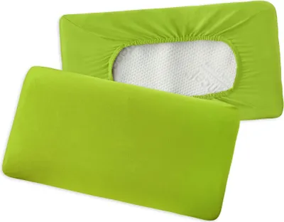 Produktbild von Traumschlaf Premium Interlock Jersey Universal Bezug für Nackenstützkissen ca. 40x60 cm - 40x80 cm apfelgrün