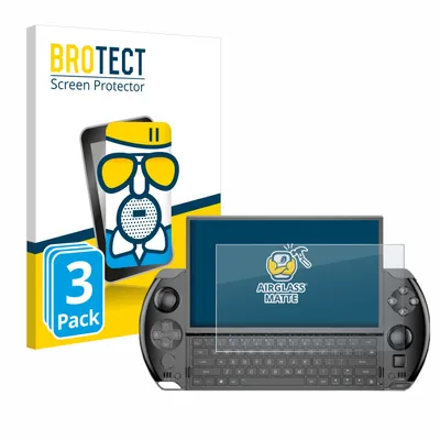 Produktbild von 3x BROTECT Schutzglas für GPD Win 4 Schutzfolie Displayschutz Display Schutz Glas Folie matt