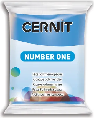 Produktbild von Cernit 6x Number One 56g, Blau - Blau CE0900056200C