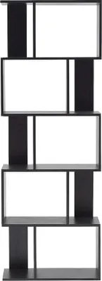 Productafbeelding van Famanu Boekenkast, zwart, met 5 planken - Modern design