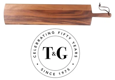 Produktbild von Servierbrett Schneidebrett Long Serving Board aus Akazienholz 67x13cm T&G Woodware