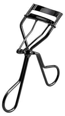 Immagine prodotto di INF Arricciaciglia Acciaio Carbonio con Silicone 9.6cm x6cm Portatile