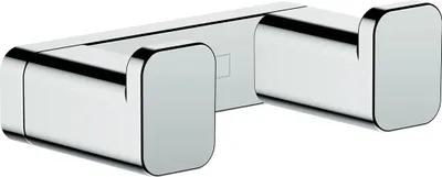 Image de hansgrohe AddStoris Crochet double chromé, 1 pièce.
