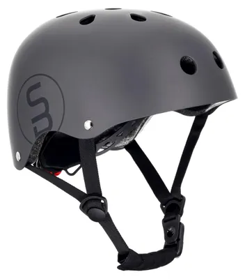 Produktbild von PERFEKTE PASSFORM M 54-58 cm LEICHTER Kinderfahrradhelm LED-Licht Magnetclips schwarz