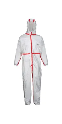 Immagine prodotto di Tuta CoverStar Plus® taglia XXL bianco/rosso DPI III COVERSTAR