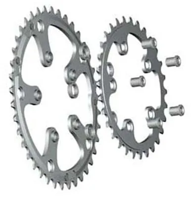 Zdjęcie produktu dla Stronglight Shimano Adaptable Steel 74 Bcd Chainring Silver 24t Silver 24t