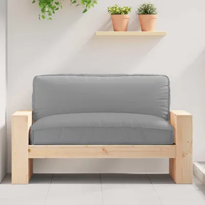Obrázok produktu pre vidaXL Šedý vankúš 120 x 80 x 12 cm tkanina Oxford
